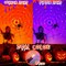 Halloween Spider Web Lights, 4FT Light up Spider Web Outdoor with 84LED and 8 Modes, Halloween Decorations Outside for Party Yard Bar Haunted House (Orange & Purple)